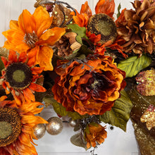 Load image into Gallery viewer, GOLDEN FALL BEAUTY - LUXURY WREATH - YEAR ROUND BEAUTY
