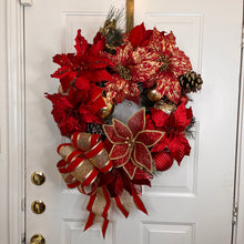 Load image into Gallery viewer, RED RAPTURE WITH GOLD ACCENTS - LUXURY RIBBONS