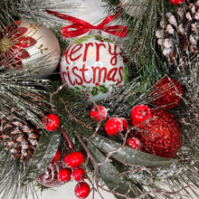 Load image into Gallery viewer, LET IT SNOW, LET IT SNOW, RUSTIC LUXURY WITH PINE PINECONE ACCENTS