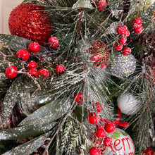 Load image into Gallery viewer, LET IT SNOW, LET IT SNOW, RUSTIC LUXURY WITH PINE PINECONE ACCENTS