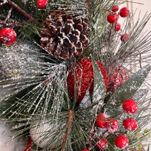 Load image into Gallery viewer, LET IT SNOW, LET IT SNOW, RUSTIC LUXURY WITH PINE PINECONE ACCENTS
