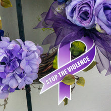 Load image into Gallery viewer, STOP Domestic Violence Wreath
